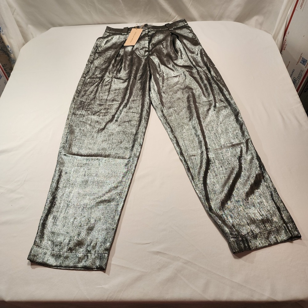 Anthropologie Stella Nova Betty Pants Womens XS NWT Sophisticated Elevated Posh